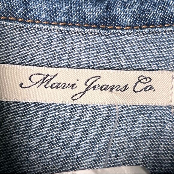 Mavi denim dress ▪️ embroidered ▪️ size small - Picture 2 of 5